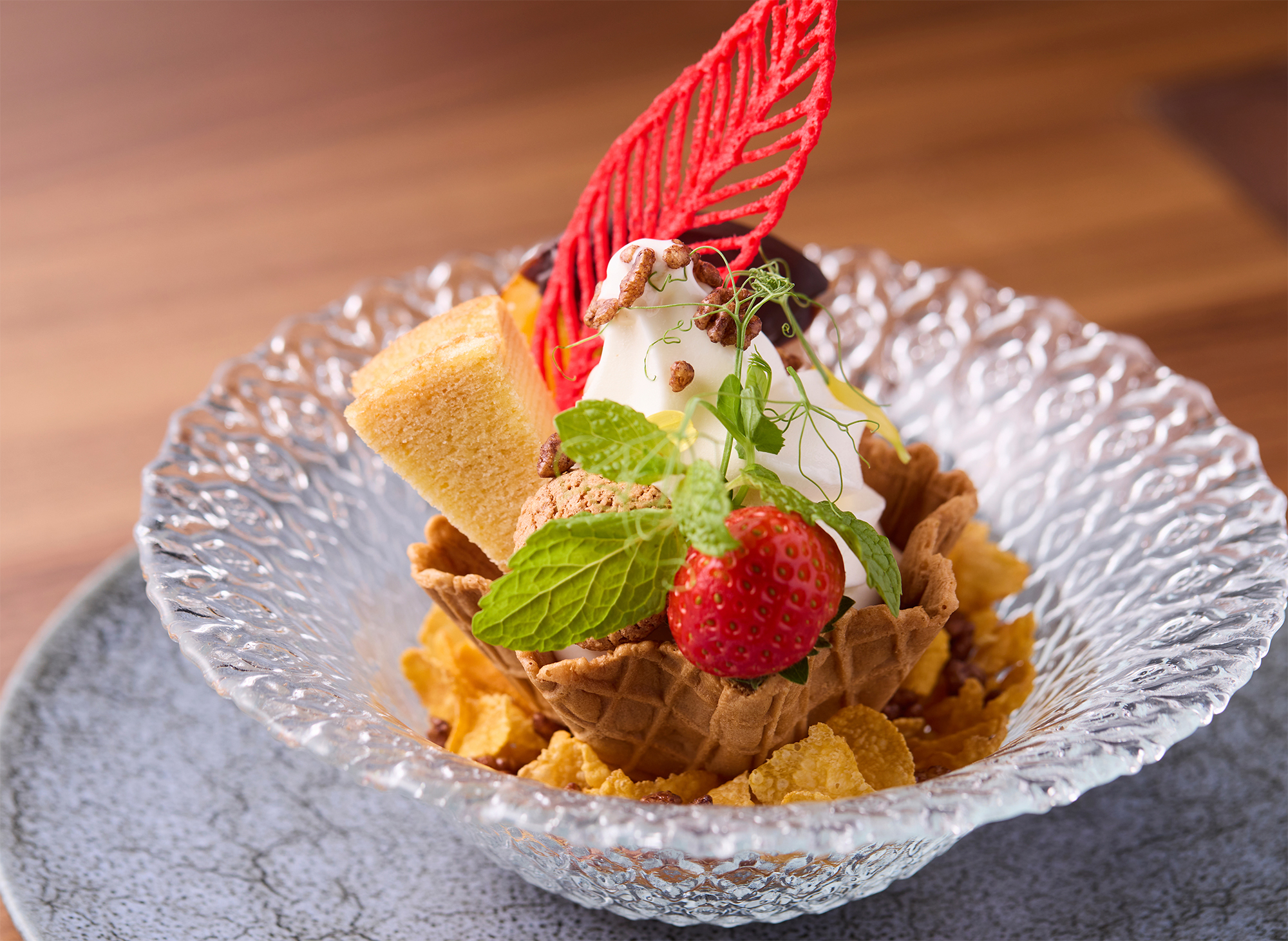 SAPPORO STREAM HOTEL 朝食　オリジナルパフェ　イメージ