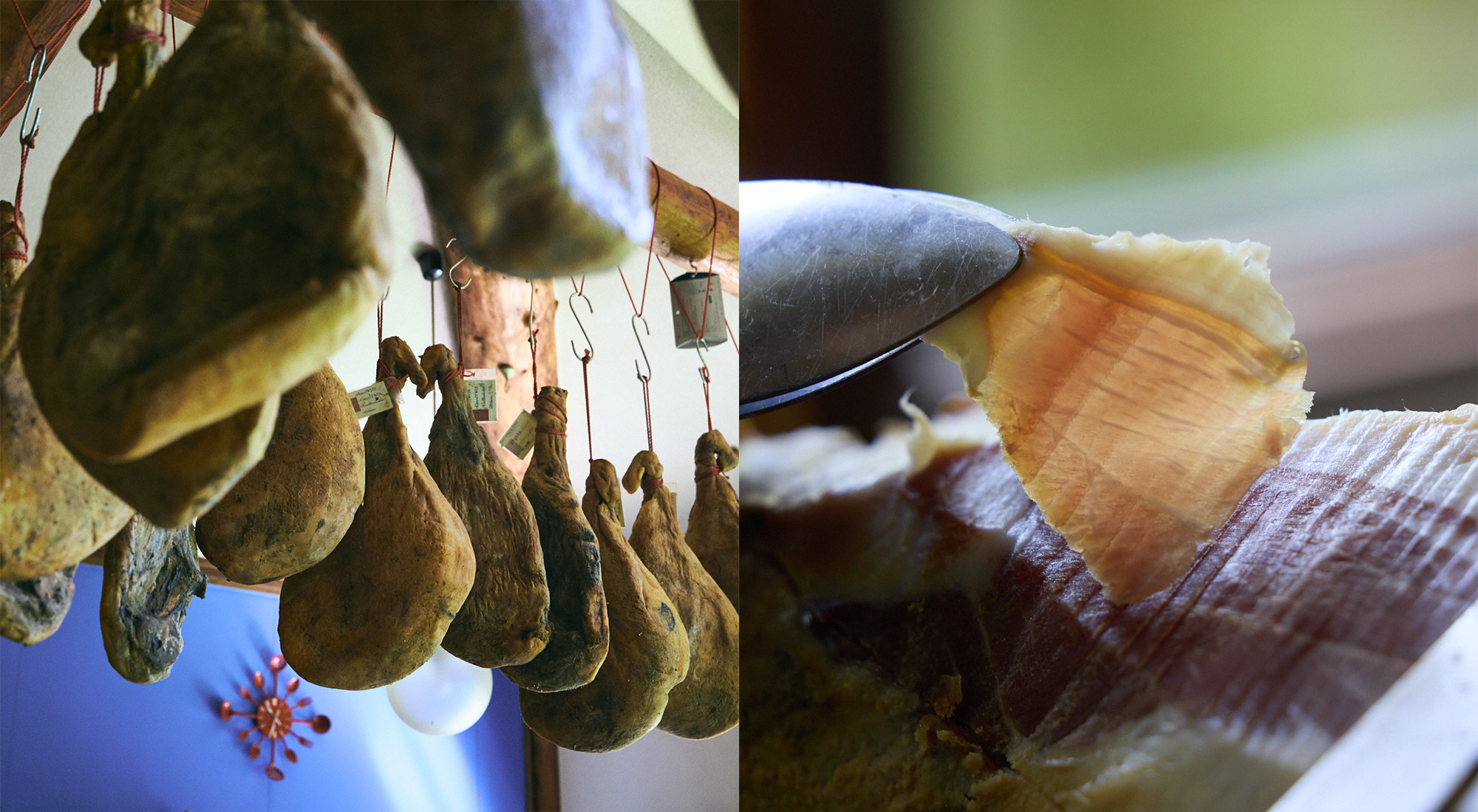 姫木平「ナチュラルハム」工房の生ハム制作工程