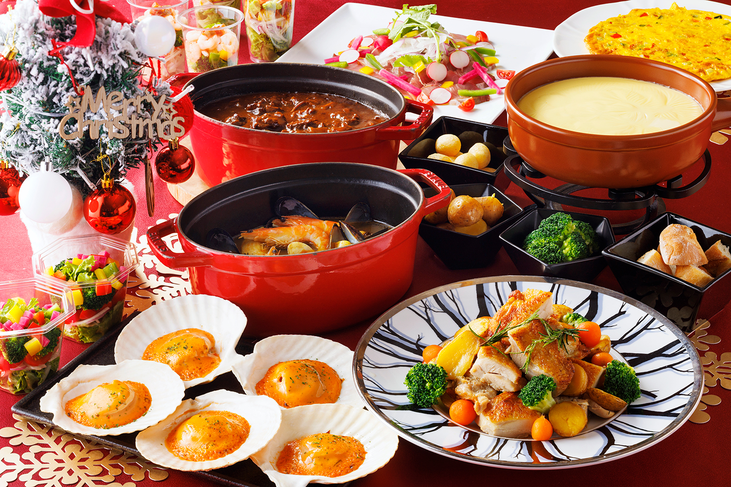 札幌エクセルホテル東急 レストラン「ラーブル」「クリスマスディナーブッフェ」