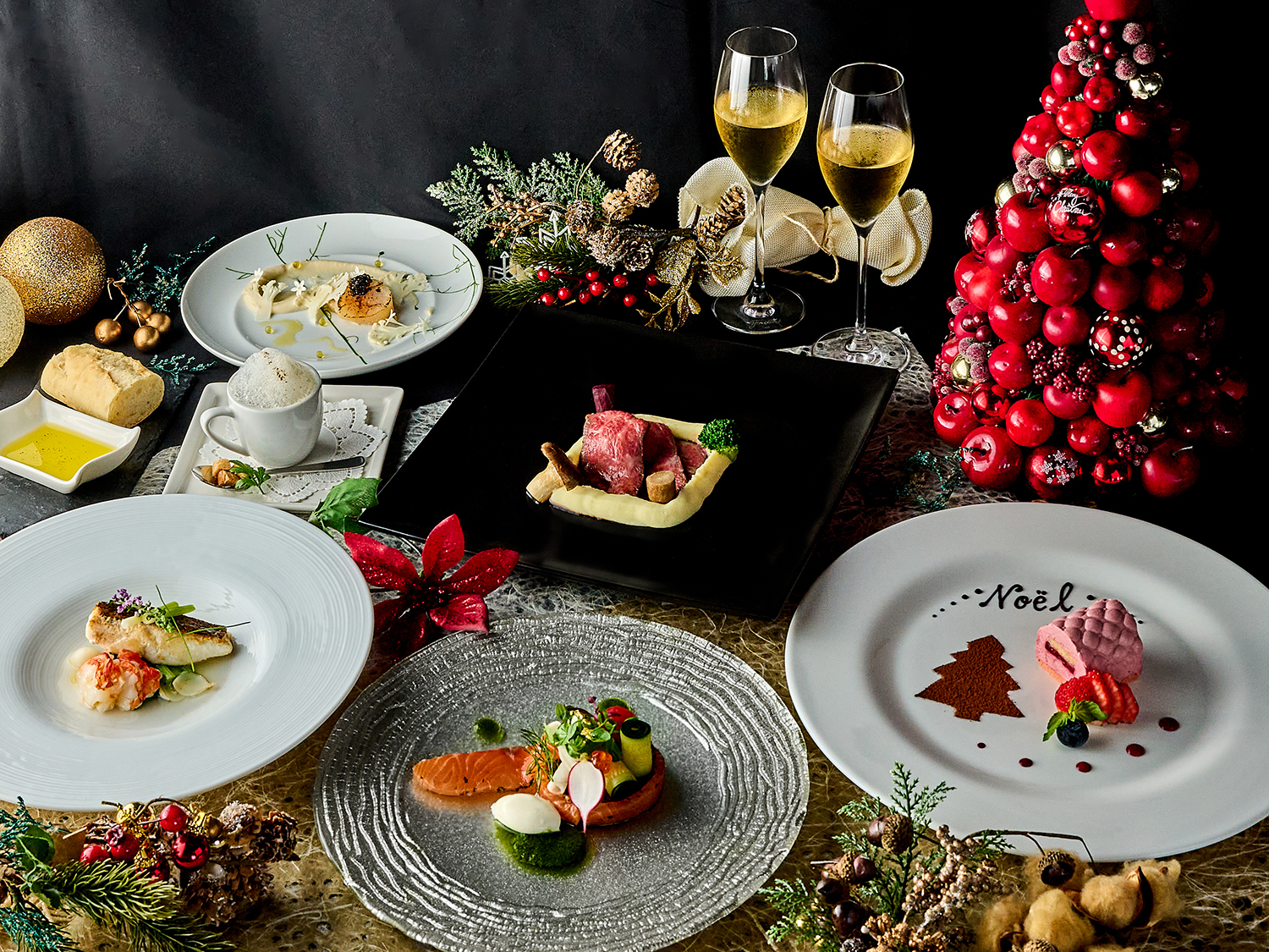 川崎キングスカイフロント東急REIホテル クリスマスディナー