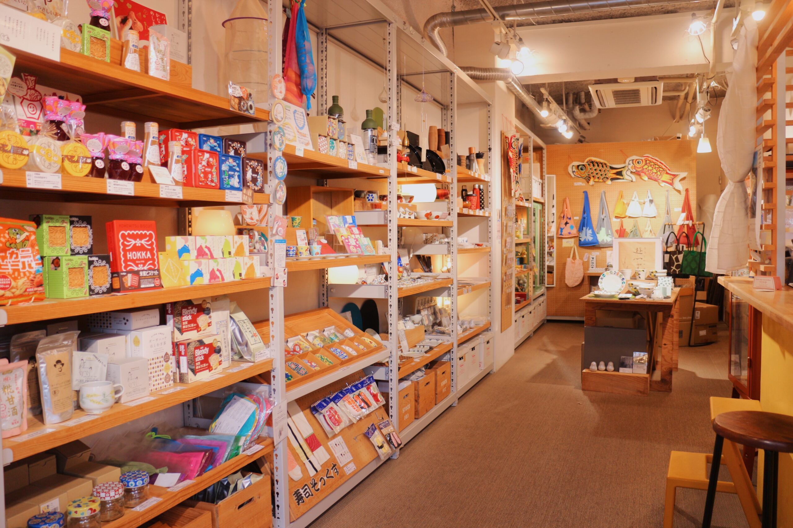金沢のギフトショップ「ギフト」の内観
