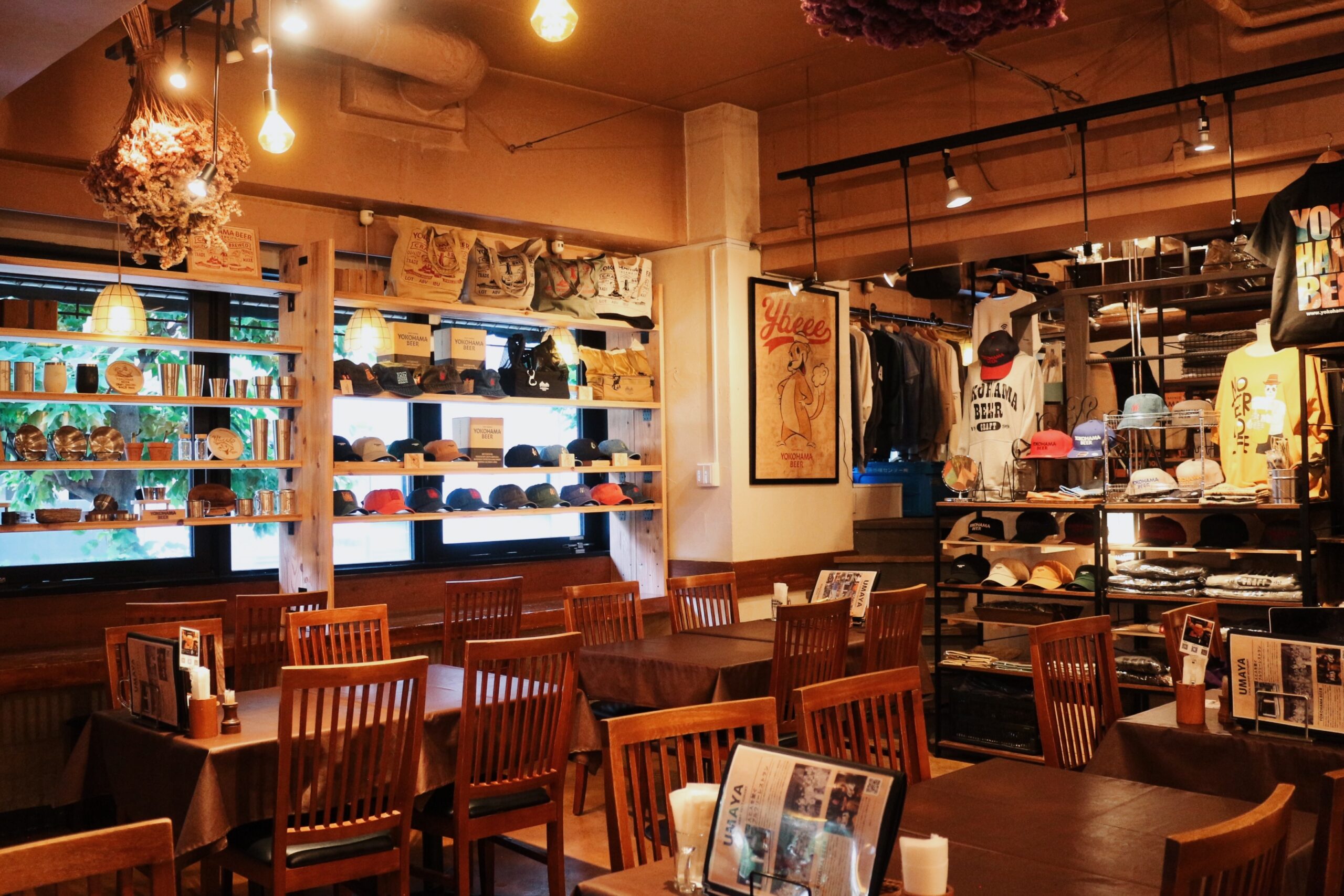 「横浜ビール本店レストランUMAYA」で販売されているアパレルグッズ